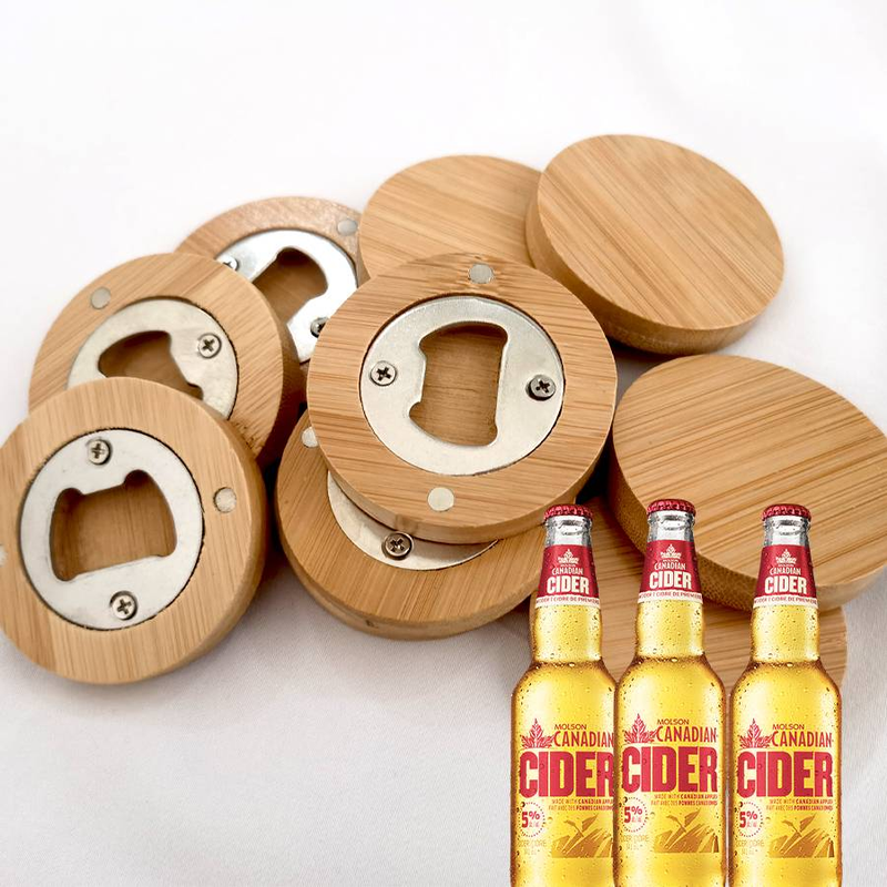 Wooden Bottle Opener, Portable Mini Corkscrew For Wine Beer, Pocket-Sized Openner, Gift Idea_voghion.com