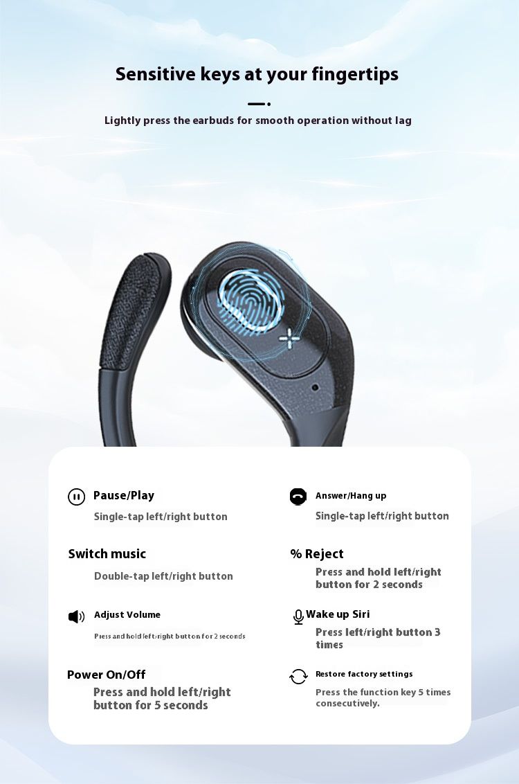 Wireless Earbuds With Digital Display, 8H Playtime, IPX5 Waterproof, Bluetooth 5.4, Low Latency For Gaming, Stereo Sound – Perfect For Sports & Calls_voghion.com