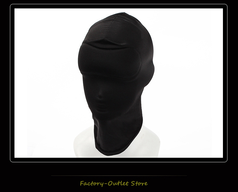 Esclave BDSM fétiche Bondage contraintes masque sexuel bouche oeil tête ouverte harnais élasticité bandeau pour Couple_voghion.com