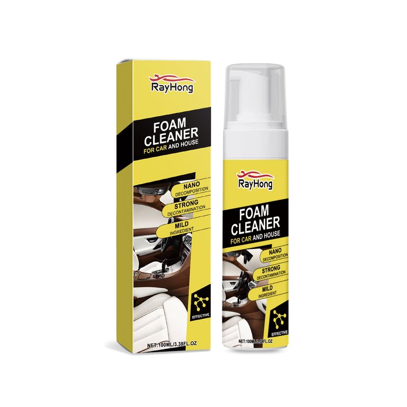 Rayhong Multi-Functional Foam Car Cleaner, Interior Seat Instrument Panel Cleaning Stain Curing Cleaner_voghion.com