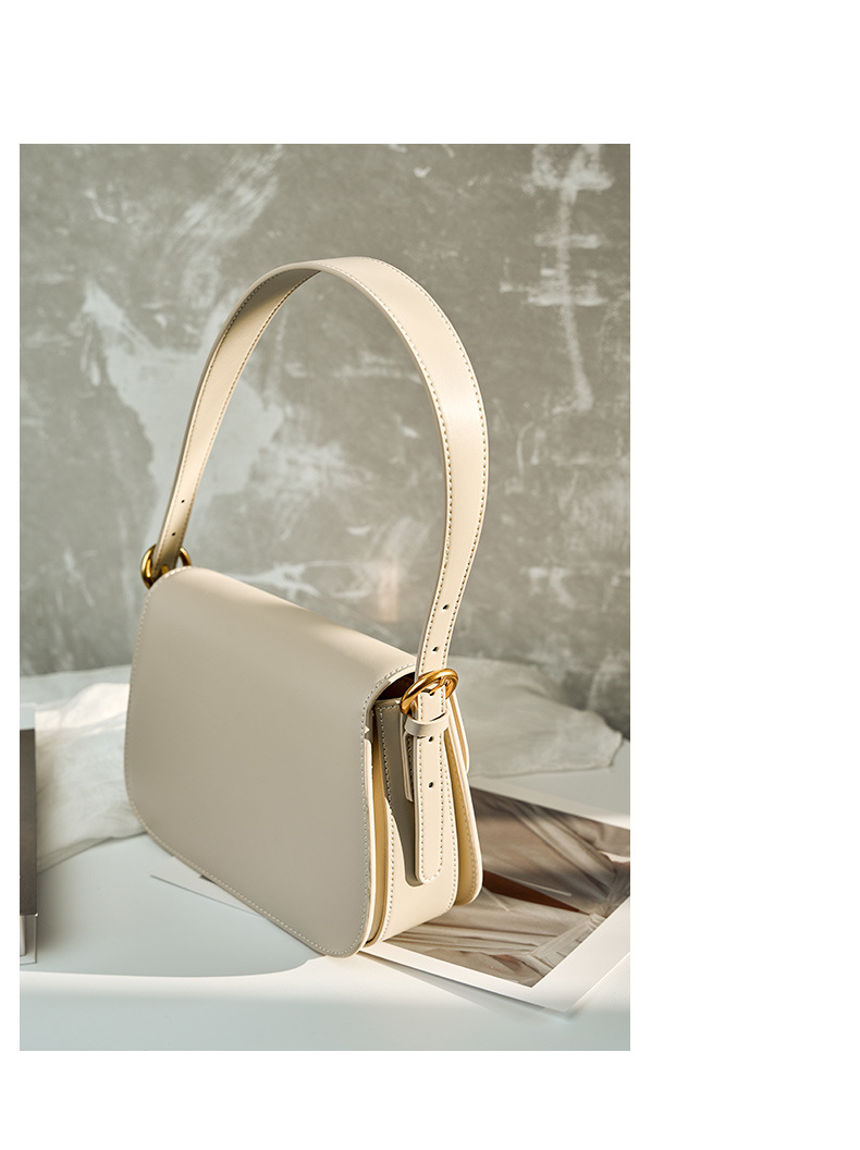 Senso del lusso Borsa da ascella dal design di nicchia Borsa da donna in pelle Nuova borsa tofu moda autunno e inverno Borsa a tracolla con una spalla_voghion.com