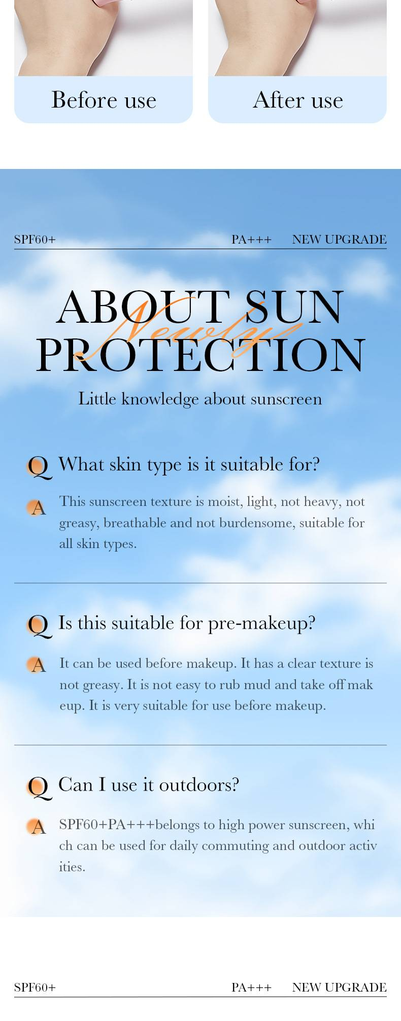 Apsauginis kremas nuo saulės SPF50+, apsaugantis nuo UV spindulių, drėkinamasis losjonas nuo saulės, gruntas_voghion.com