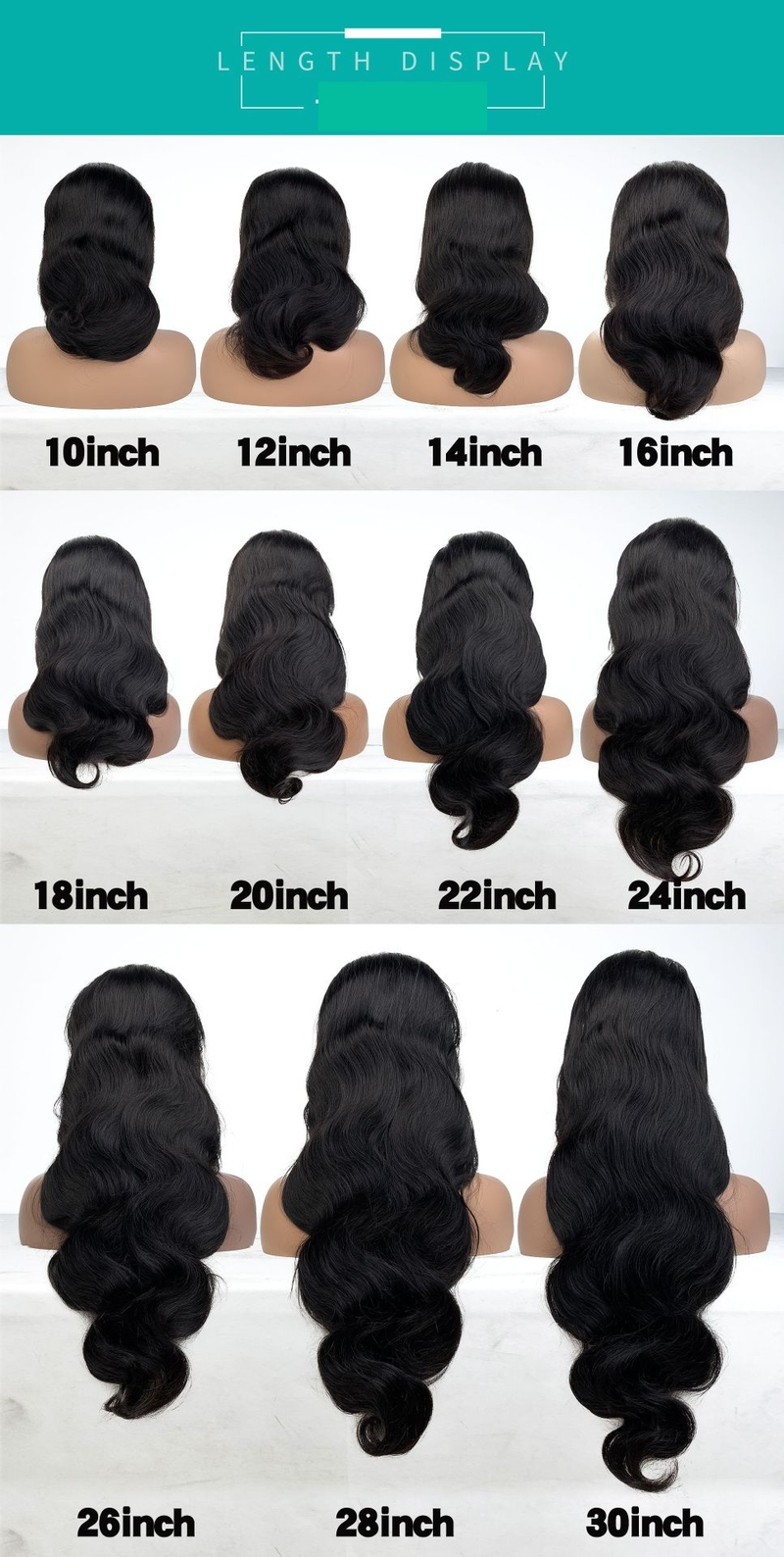 360 pilnas mežģīņu frontālās cilvēka matu parūkas, dabiskas krāsas, īstas matu parūkas_voghion.com