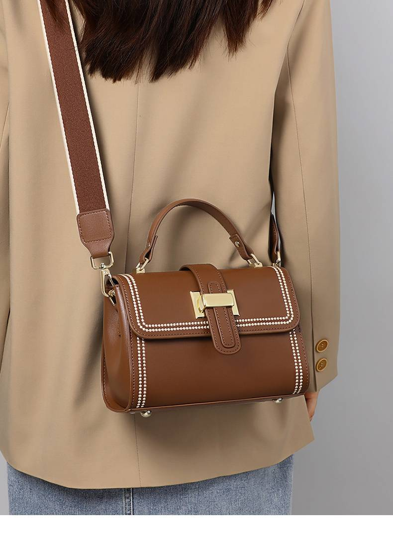 VINNY Väskor Dam 2025 Nya Crossbody-väskor Damväskor Handväskor i äkta läder Populära high-end Små axelväskor_voghion.com