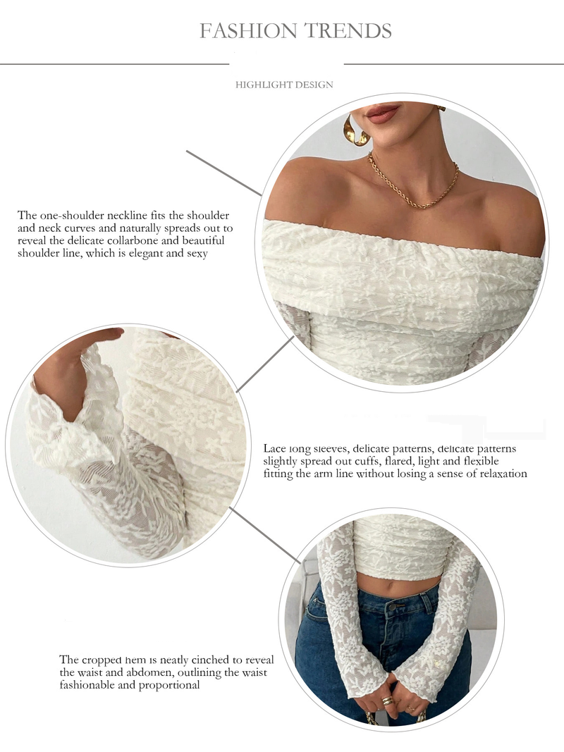 2025 Autumn New One Shoulder Long Sleeved Slimming Temperament Commuting Dating Battle Suit_voghion.com
