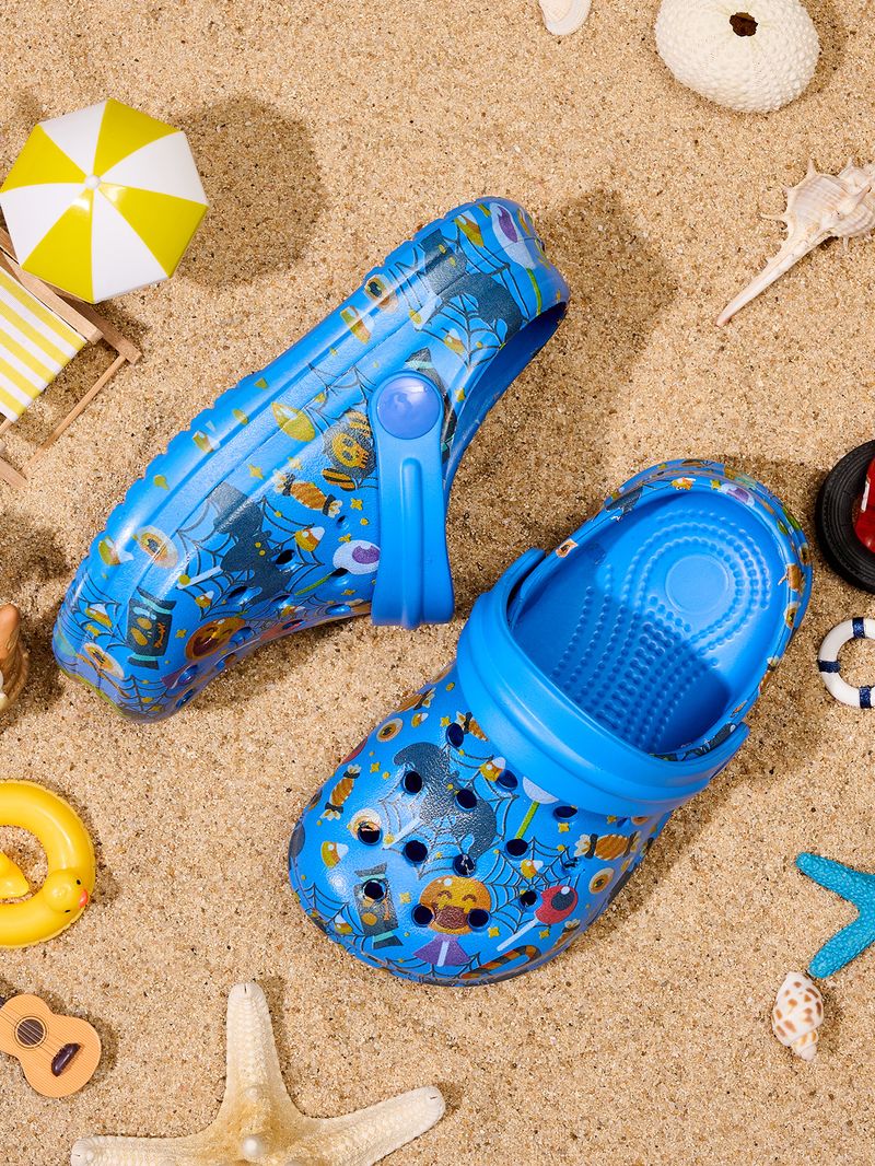 Pantofole estive con stampa di cartoni animati transfrontalieri per uso domestico, pantofole per bambini con suola morbida alla moda e stampa transfrontaliera, disponibili in magazzino_voghion.com