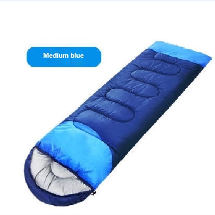 Saco de dormir grueso para adultos, para acampar al aire libre, cálido, para viajes, portátil, para una sola persona, aislante de la suciedad, para interiores y invierno_voghion.com
