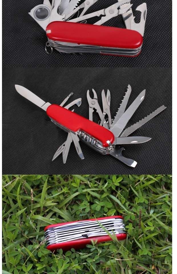 Outdoor Camping Opvouwbare Combinatietool Wilderness Survival Zelfverdediging Draagbaar Fruit Multifunctioneel Mes_voghion.com