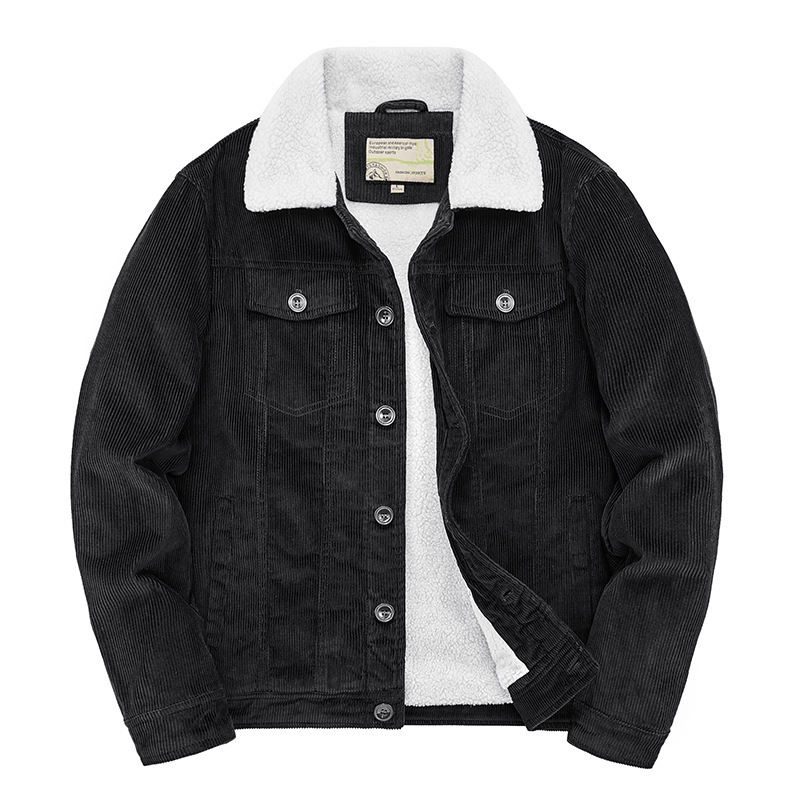 Giacca invernale da uomo, calda, spessa, con fodera in pile, collo alto, casual, da ragazzo_voghion.com