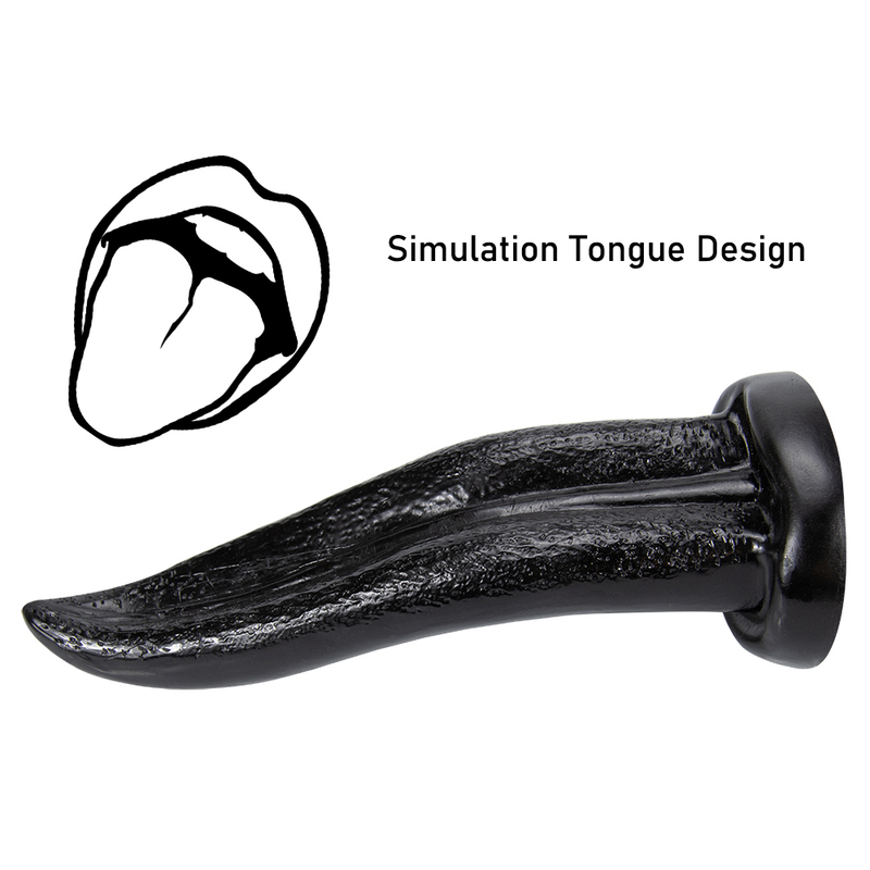 Tongdildo's Realistisch zacht huidgevoel Anale plug Enorme erotische grote lul Buttplug Seksspeeltjes Fallus voor W_voghion.com