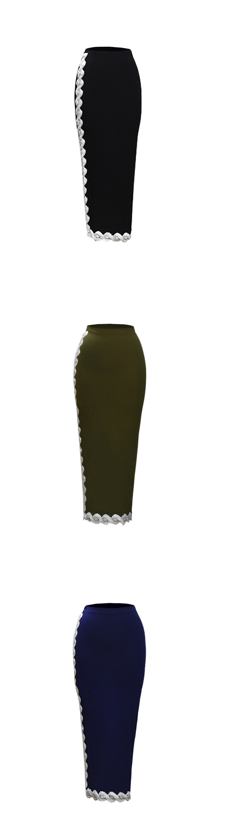Women's fashion waist slimming elastic Modal skirt_voghion.com