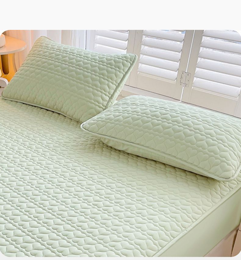 Quilted Waterproof Pillowcase Type A 48x74 Pillowcase One Pair Household Waterproof Single Pillow Core Liner Isolation Layer_voghion.com