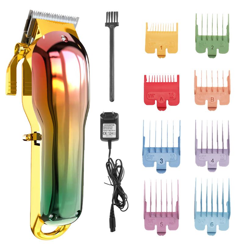 Grenzüberschreitender elektrischer Haarschneider mit neuer Farbspiegel-Haarschneidemaschine, elektrischer Haarschneider, leistungsstarke Friseurwerkzeuge, elektrischer Haarschneider, Friseurschere_voghion.com