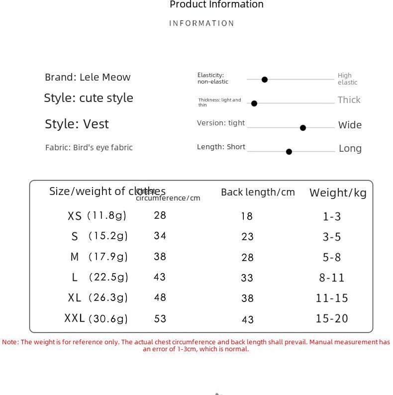 Factory Direct Pet clothes puppy clothes cat clothes summer dog vest pet vest one-piece delivery_voghion.com