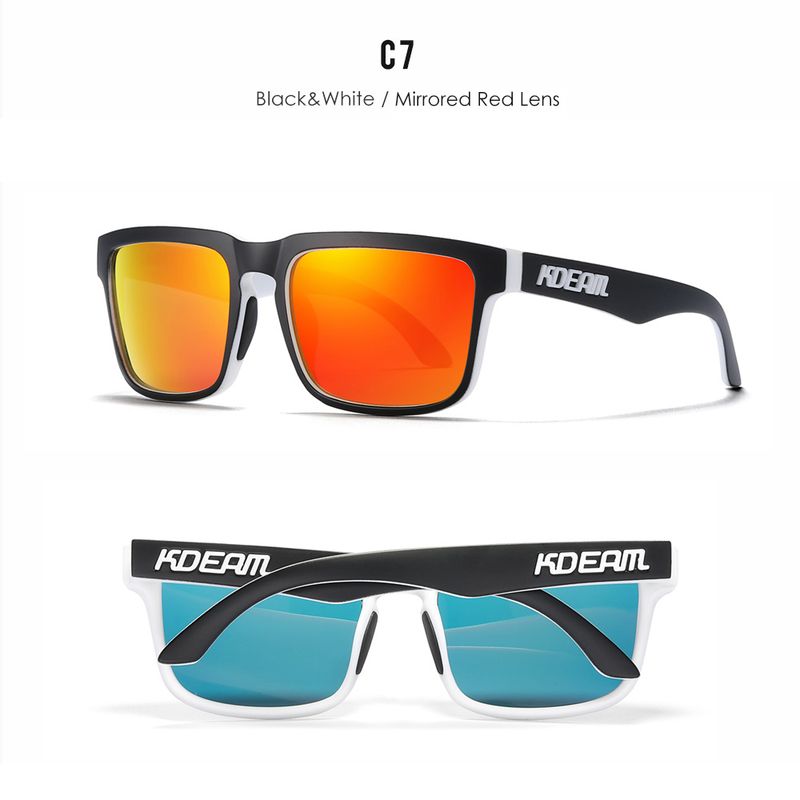 Moda KDEAM Occhiali da sole polarizzati da uomo, quadrati, casual, per esterni, occhiali da sole da donna, unisex, per coppia, con nuova confezione_voghion.com