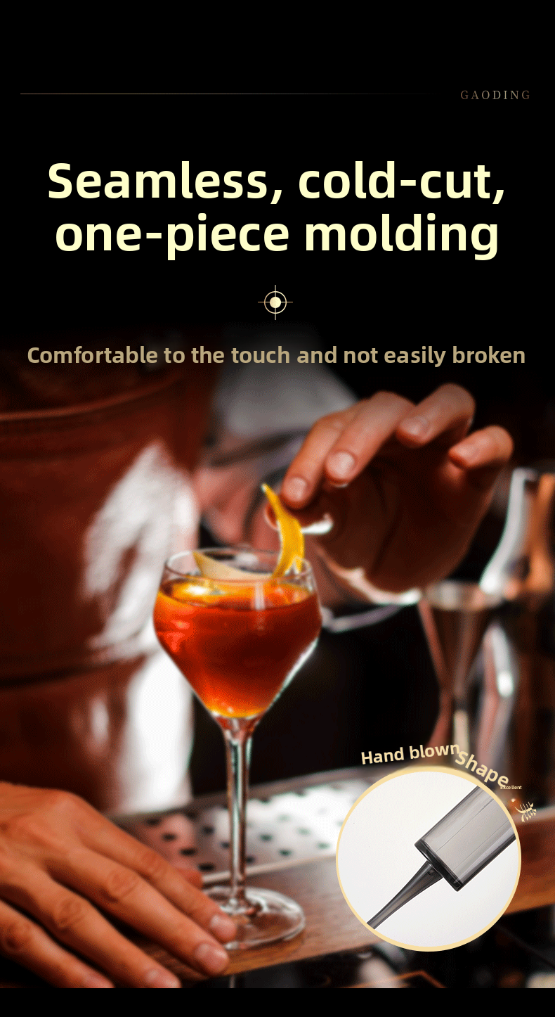 Crystal Sparkling Goblet Set Home Creative Red Wine Champagne Pair Cocktail Glasses_voghion.com