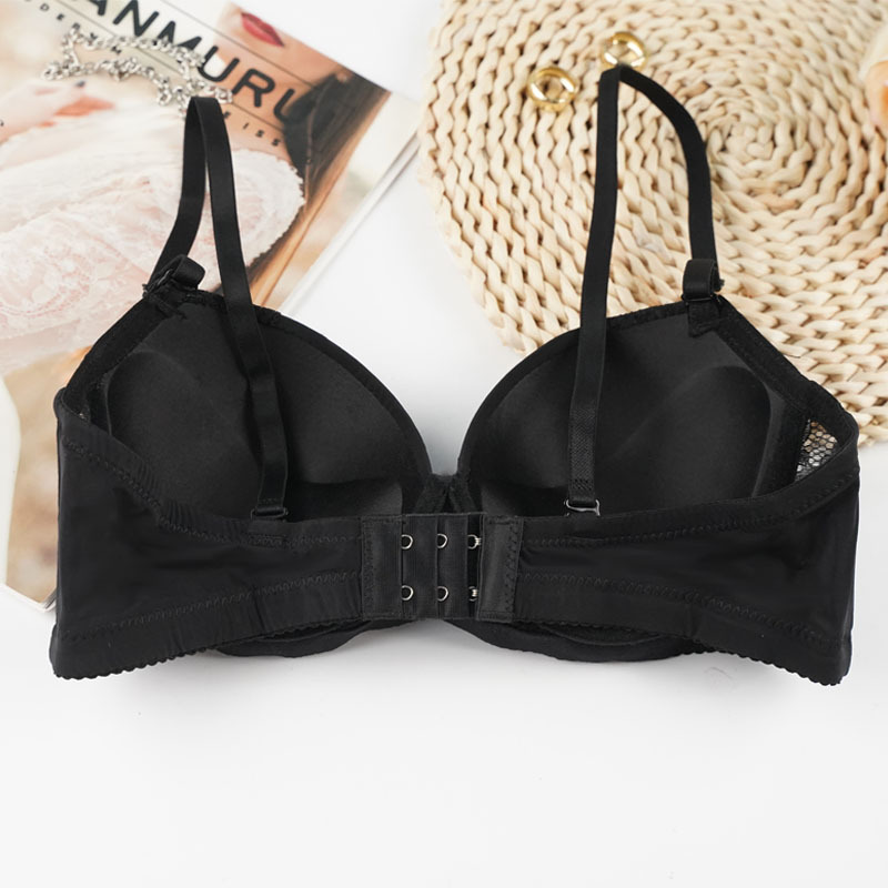 BH met beugel, middie cup kant, voor dames met plooitjes_voghion.com