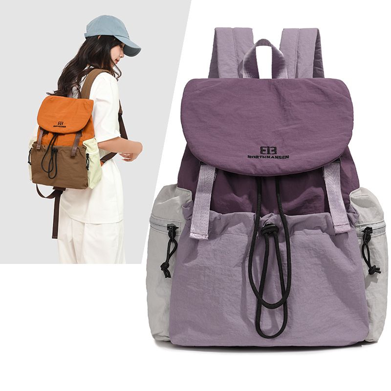 LazyZoom Outdoor Hafif 2025 Yeni Büyük Kapasiteli Sırt Çantası Yüksek Görünümlü Seyahat Yürüyüş Çantası Basit_voghion.com