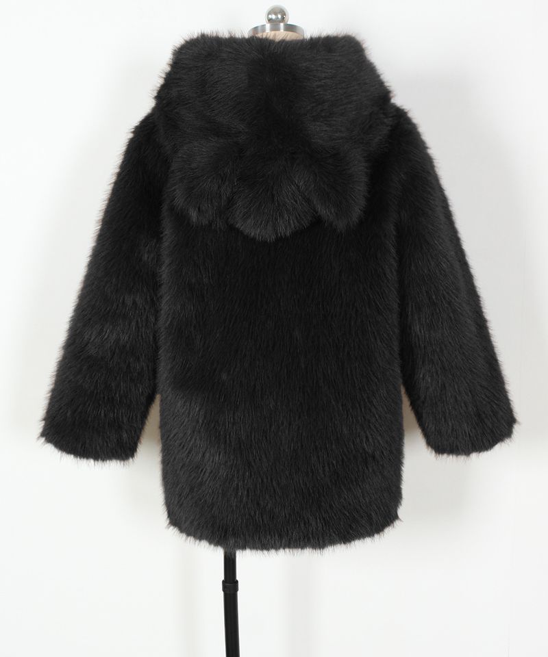 Damenbekleidung Damen Pelzmantel Herbst und Winter_voghion.com