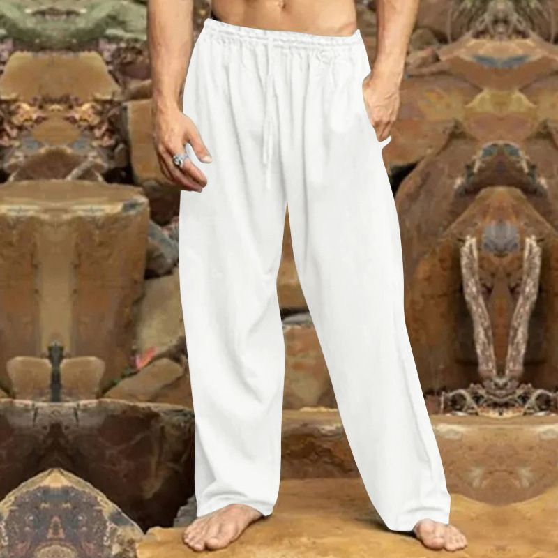 Suitable For All Seasons 2025 Hot Sale Autumn Men's Hip-Hop Breathable Plus Size Loose Casual Sports Pants_voghion.com