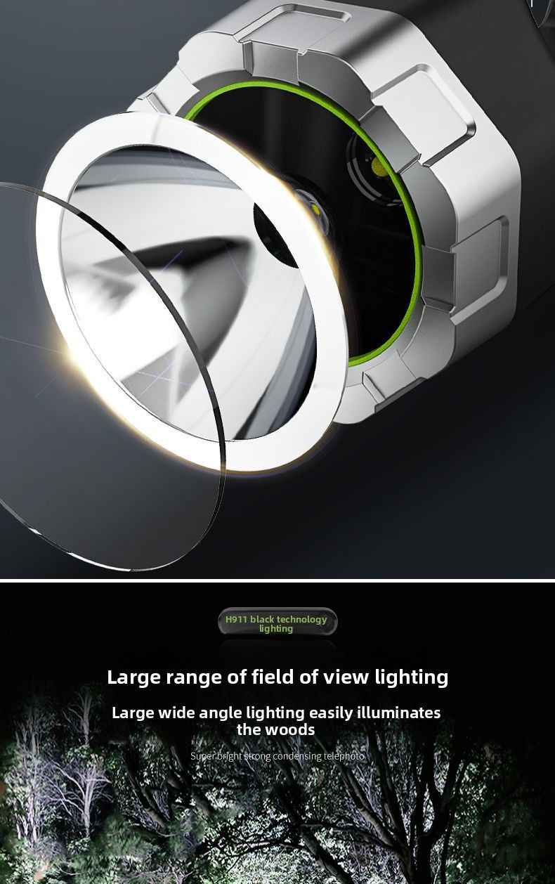 LED Bri Strong Li Long-Range Handheld Searchli Mining Lamp Rechargeable Outdoor Ultra-Bri High-Power_voghion.com