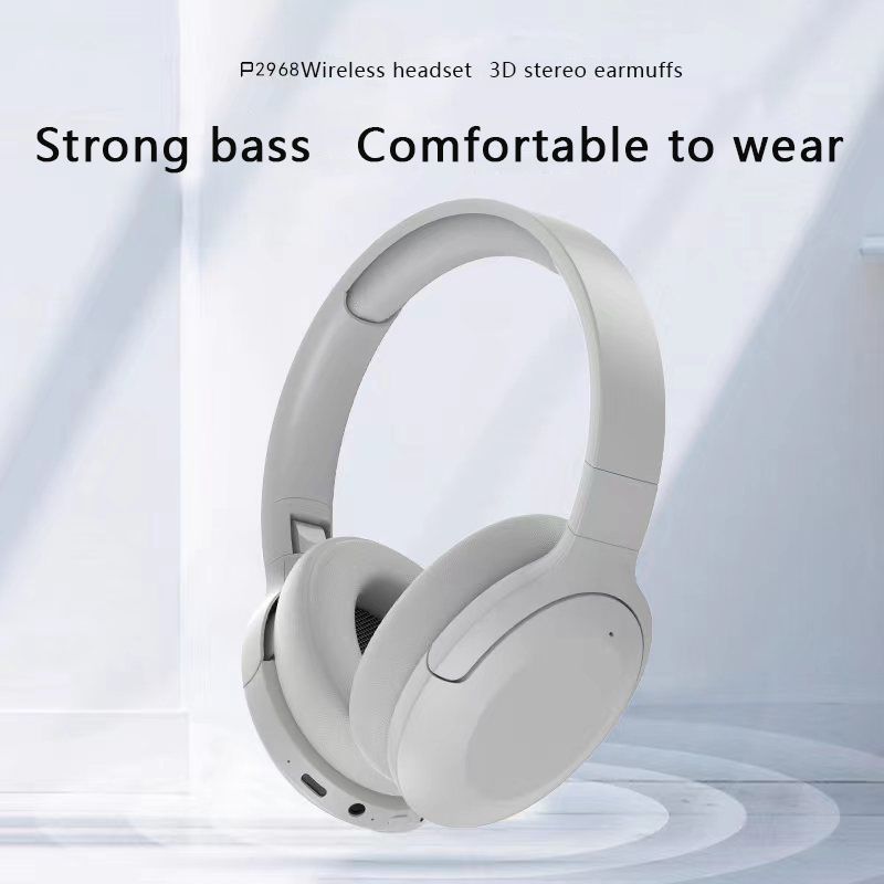 Wireless head mounted Bluetooth earphones with flippable sports music and long battery life_voghion.com