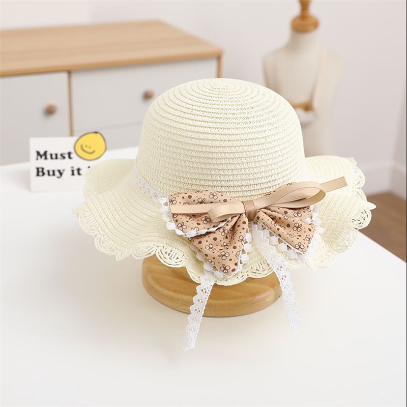Borse in paglia per bambini, neonati estivi, ragazze all'aperto, cappelli, cappelli da sole da principessa_voghion.com