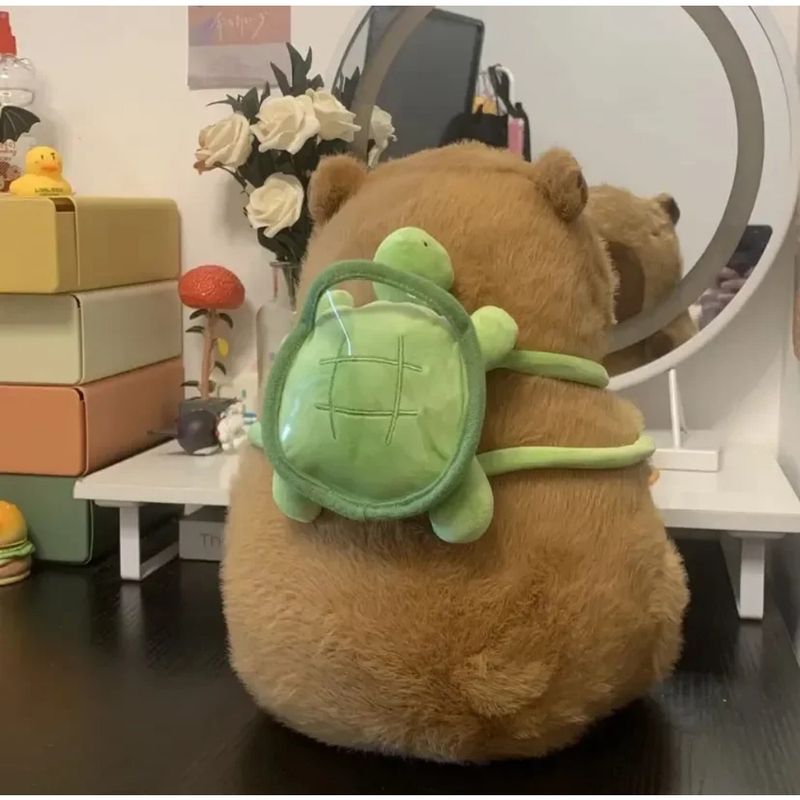 Capybara Plush Simulation Capibara Anime Fluffty Toy Kawaii Plushie Cute Doll Stuffed Animals Soft Doll Plush Gift Kid Toys_voghion.com