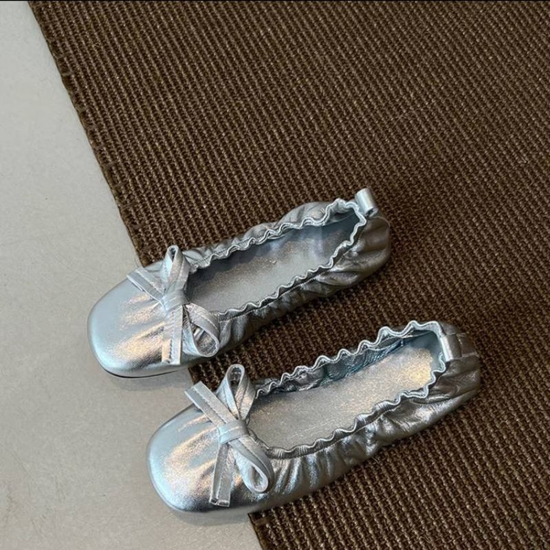 Sheepskin Version ~ Niche Flat Black Suede Single For Women, Spring Gentle Evening Shoes, Soft Sole Commuting Boat Shoes_voghion.com