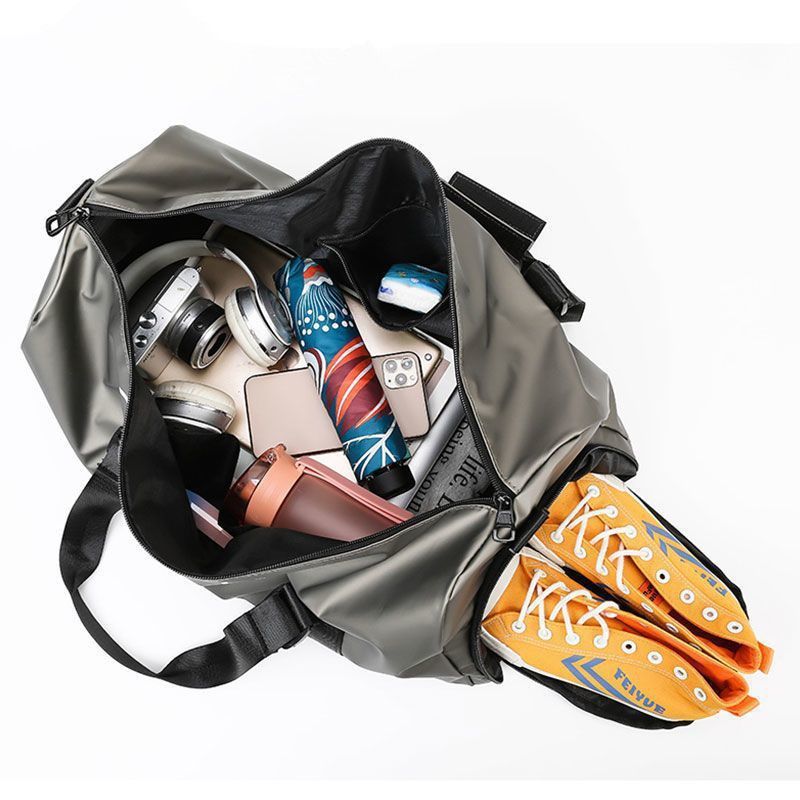 Waterproof Travel Outdoor Rolling Luggage Duffel Bag Gym Bag With Wet And Dry Separation Sports Backpack_voghion.com