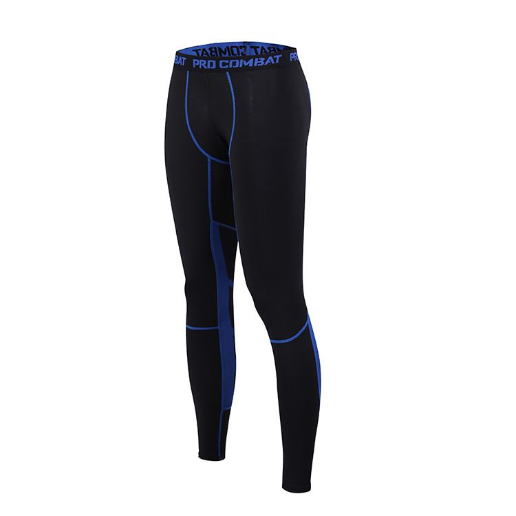 Vêtements pour hommes exercice musculaire vêtements de fitness élastiques deux ensembles de collants à séchage rapide pour hommes vêtements d'entraînement de course à sec_voghion.com