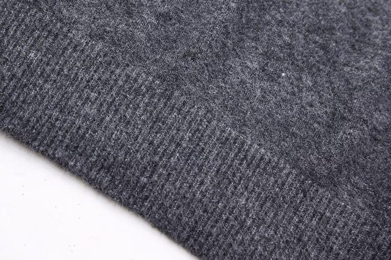 Camicia lavorata a maglia con design antirughe, stile personalizzato, tinta unita, nuova collezione autunnale da donna_voghion.com