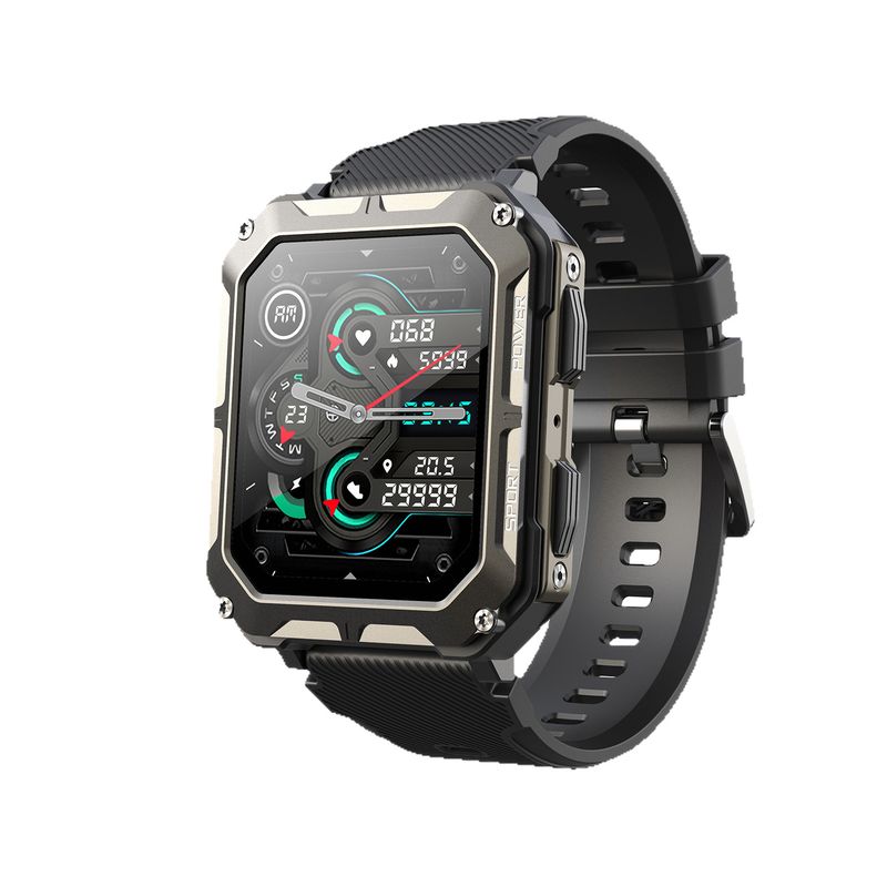 C20pro Bluetooth Call Smart Watch Outdoor Tre Protezioni Sport Impermeabile Contapassi Frequenza Cardiaca Pressione Ossigeno Sanguigno_voghion.com