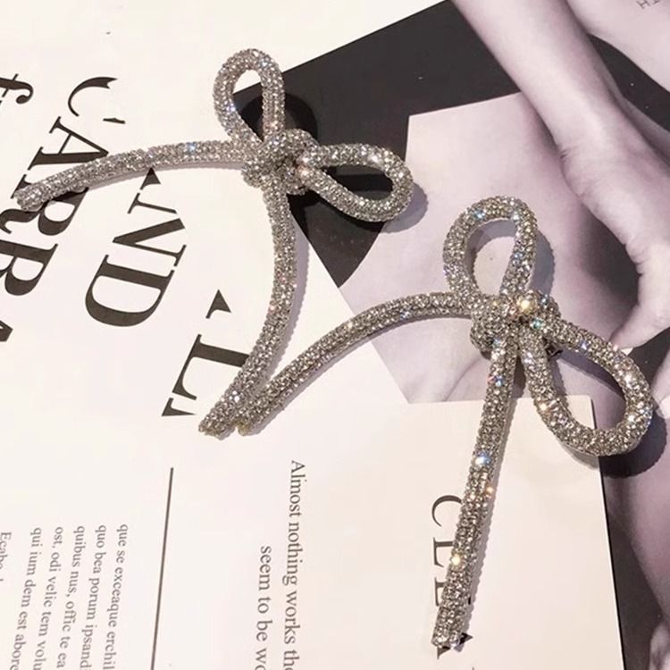Bow Hair Flower Hairpin Water Dance Bride Toast Dress Birthday Headwear Women's Dress Crown Hair Accessories Wedding Yarn Headband_voghion.com
