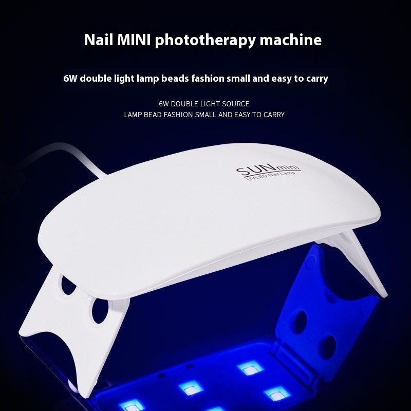 Fashionabla snabbtorkande bärbar fototerapi handhållen UV-mus l mini LED-spiklampa bakmaskinutrustning_voghion.com