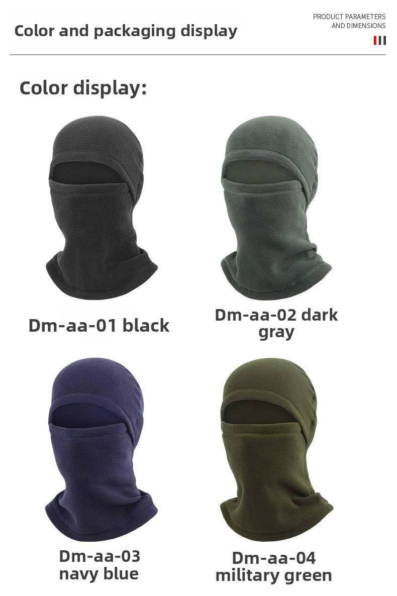 Maschera da ciclismo Ruidong per autunno e inverno, multifunzionale, antivento, da sci, in pile polare, calda, sportiva_voghion.com