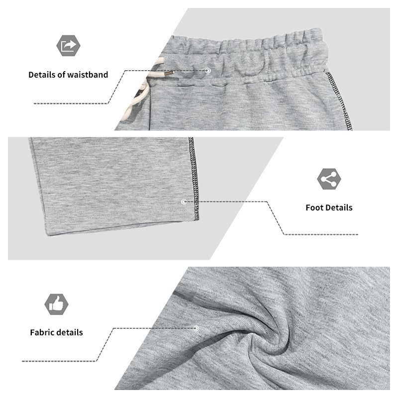 Men's Classic Heavyweight Casual Jogger Pants - Straight Leg, Breathable & Comfortable For Spring/Autumn (Black, Khaki, Grey, Red, Navy)_voghion.com