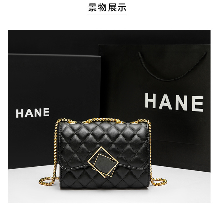 Small fragrant wind bag 2021 new trendy diamond chain bag women's all-match oblique cross bag ins net red single shoulder small square bag_voghion.com