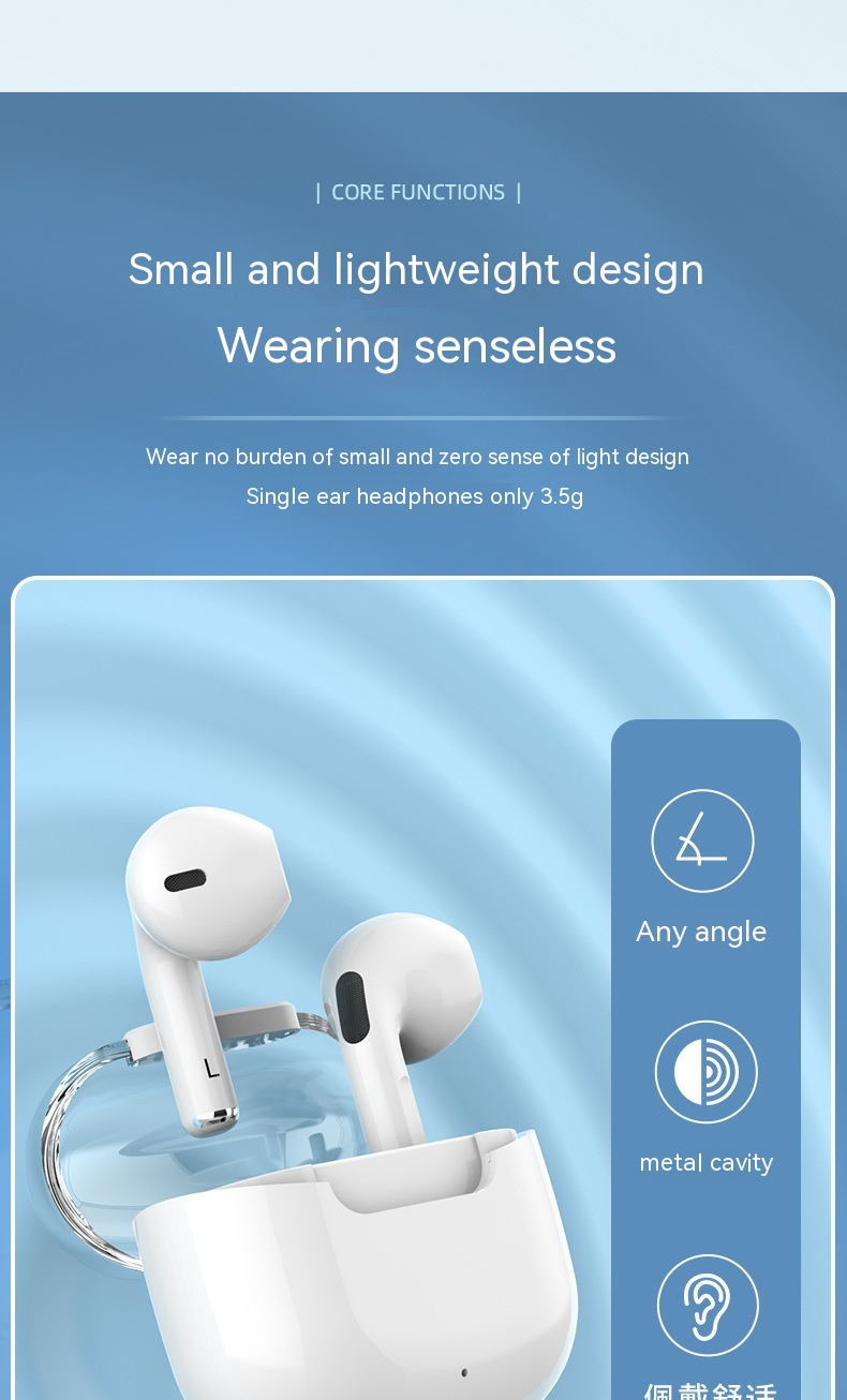 Nuovo modello privato M17 Bluetooth tws Auricolari wireless semi-in-ear per veicoli spaziali trasparenti_voghion.com