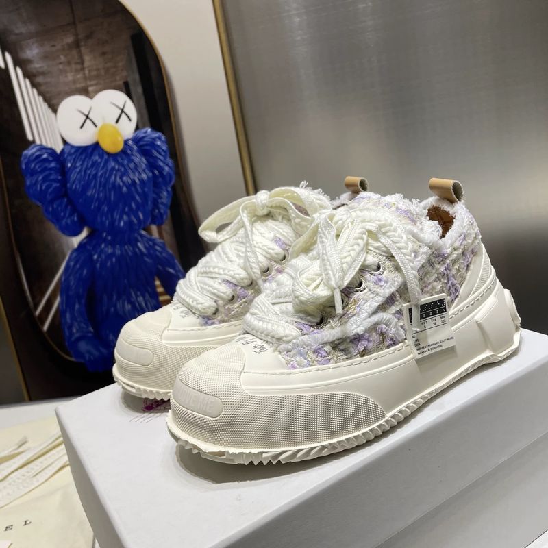 Scarpe vulcanizzate con aumento di altezza, stile Wu Jianhao, in tela di cotone con motivo zucchero filato, per donna, modello Hidden 2.0, con sorriso aperto, per coppie di mendicanti_voghion.com