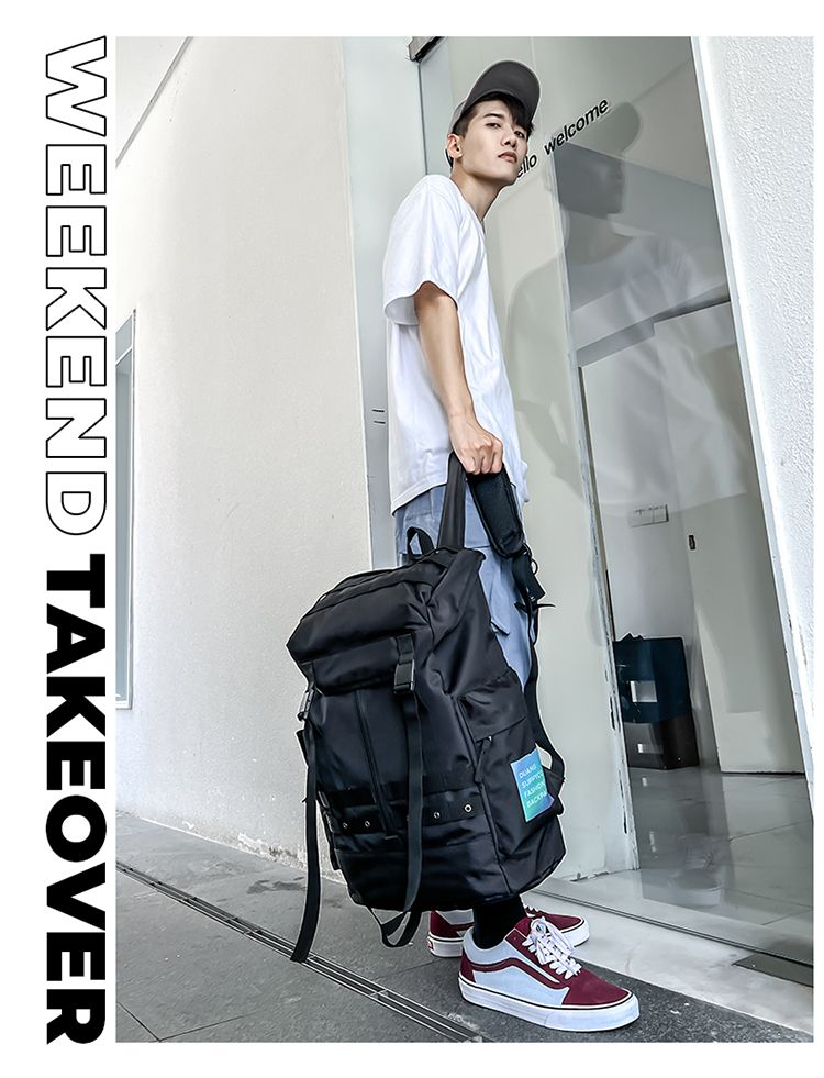 Schultasche Herren Trendy Funktionale Sport Outdoor Straße Große Kapazität Studentenrucksack Parka Computer Reisetasche_voghion.com