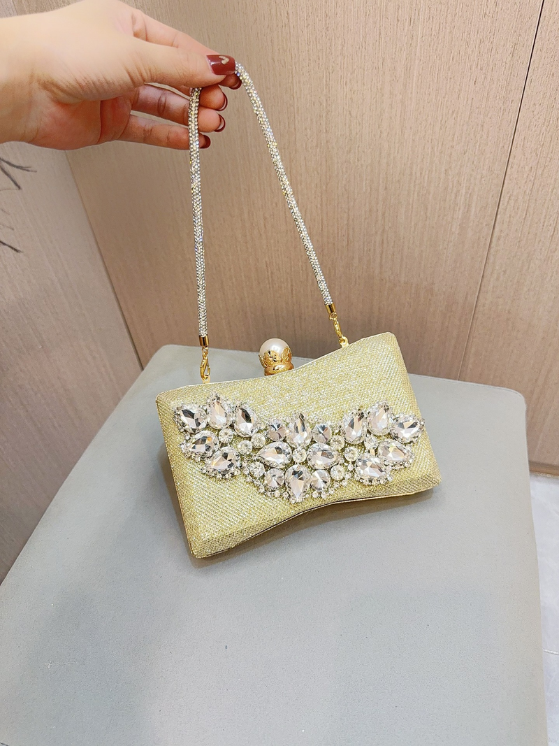Sac à main en verre et diamant pour robe KTV de célébrité de mariage, sac de soirée et de Banquet, nouvelle collection_voghion.com