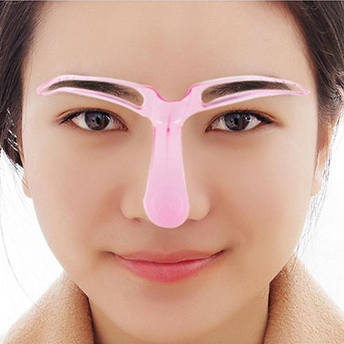 BeautyLife Women\'s Reusable Eyebrow Stencils Shaping Grooming Eye Brow Make Up Template_voghion.com
