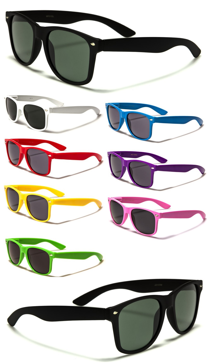 Classic Retro Sunclasses - Colored Frame (Men's/Women's) Excellent Quality_voghion.com