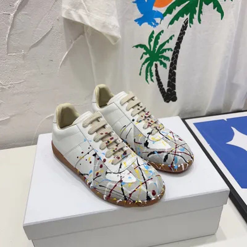 2024 Spring New Fengde Training Women's Round Headed Straightened Matte Low Top Maillard Casual Board Shoes_voghion.com