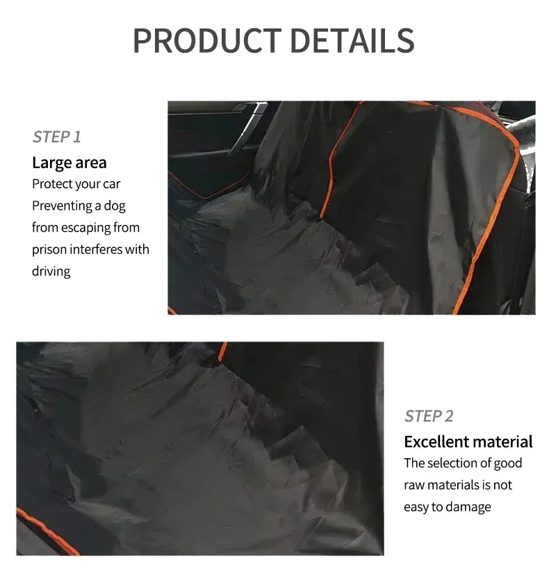 Hundeauto Oxford Hängematte Wasserdicht Kratzfest Haustierschutz Für Autos LKWs SUVs Langlebiger Rücksitzbezug_voghion.com