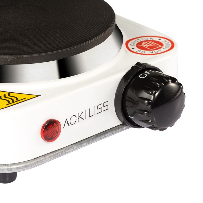 Electric Ceramic Hob, Mini Single Burner For Tea Brewing, Simmering, Home Office Use, EU Plug, 1200W_voghion.com