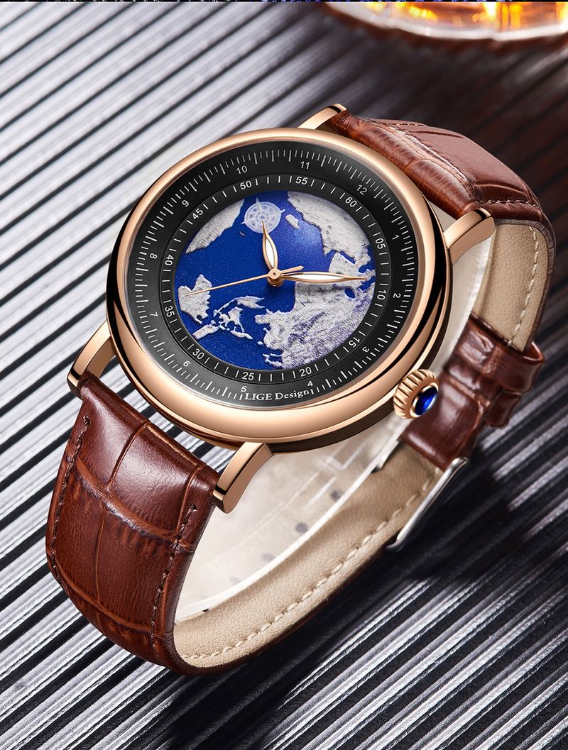 Heren- en damesmode quartzhorloge met roestvrijstalen band, waterbestendig, minimalistisch ontwerp voor zakelijk en casual gebruik_voghion.com