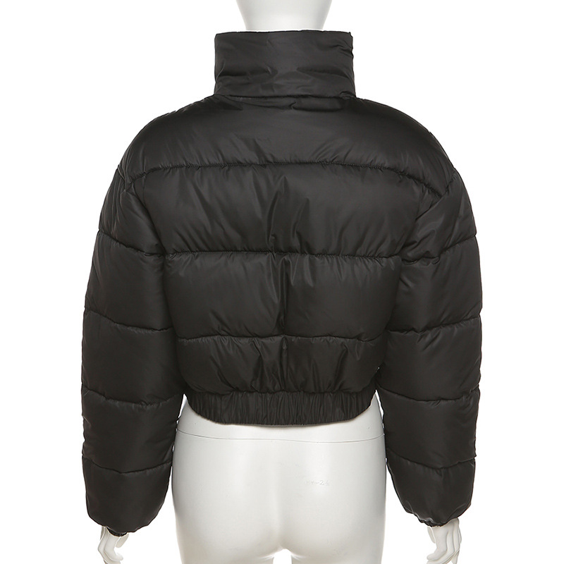 Mode herfst winter donsjas pufferjack en jassen dames kerst bubble cropped bovenkleding warme kleding_voghion.com