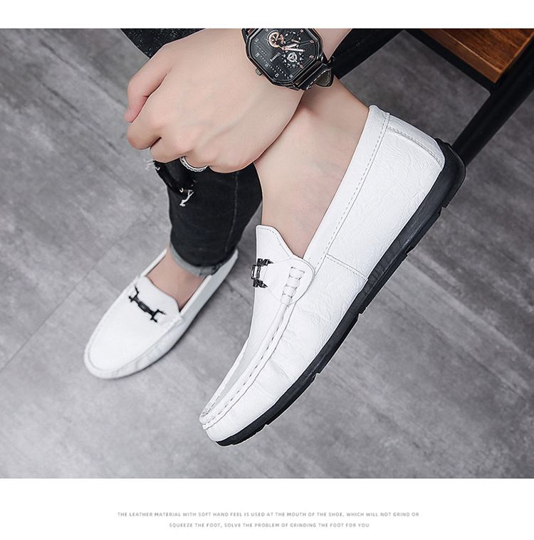Scarpe casual alla moda in pelle con suola morbida e tomaia morbida da uomo_voghion.com